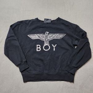 Boy London Sweatshirt Silver and Black